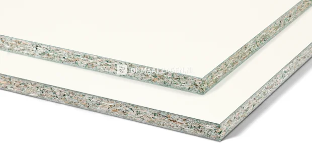 UNILIN Evola vochtwerend spaanplaat 025 TST Front white op maat